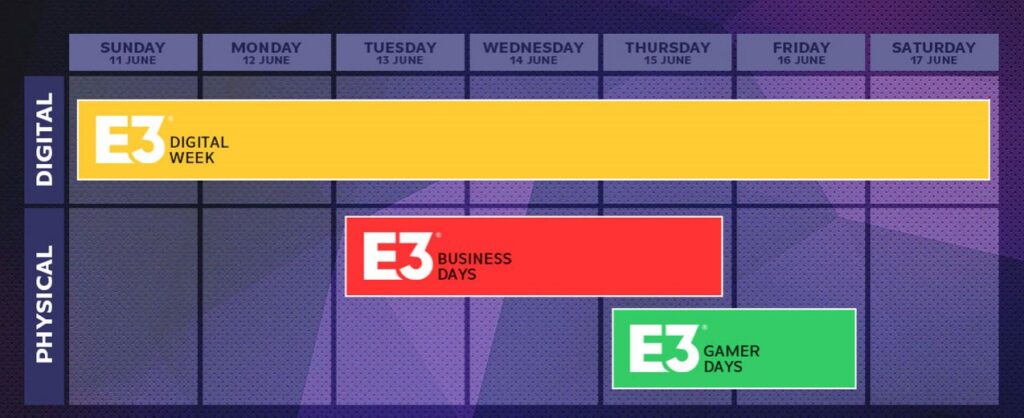 E3 2023 schedule