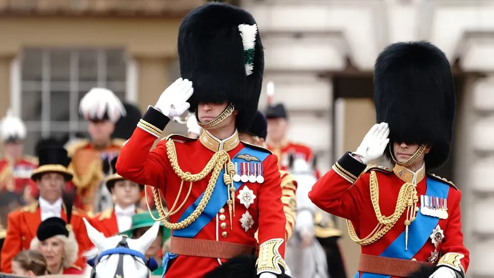 Prince William rides on horseback