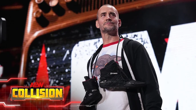 CM punk Returns to AEW Collison