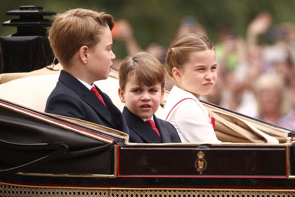 Prince George, Princess Charlotte, and Prince Louis