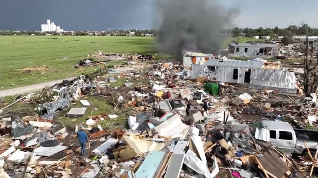 tornado strikes Perryton, Texas