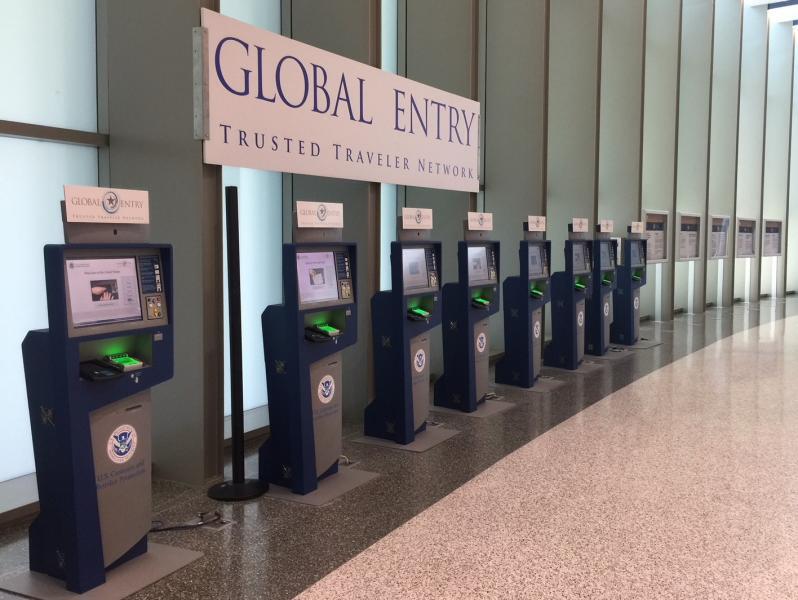 Global Entry Kiosk at Airport