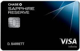 chase sapphire reserve  credit card