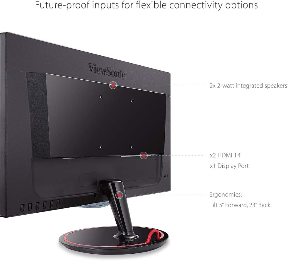 ViewSonic VX2458-MHD connectivity