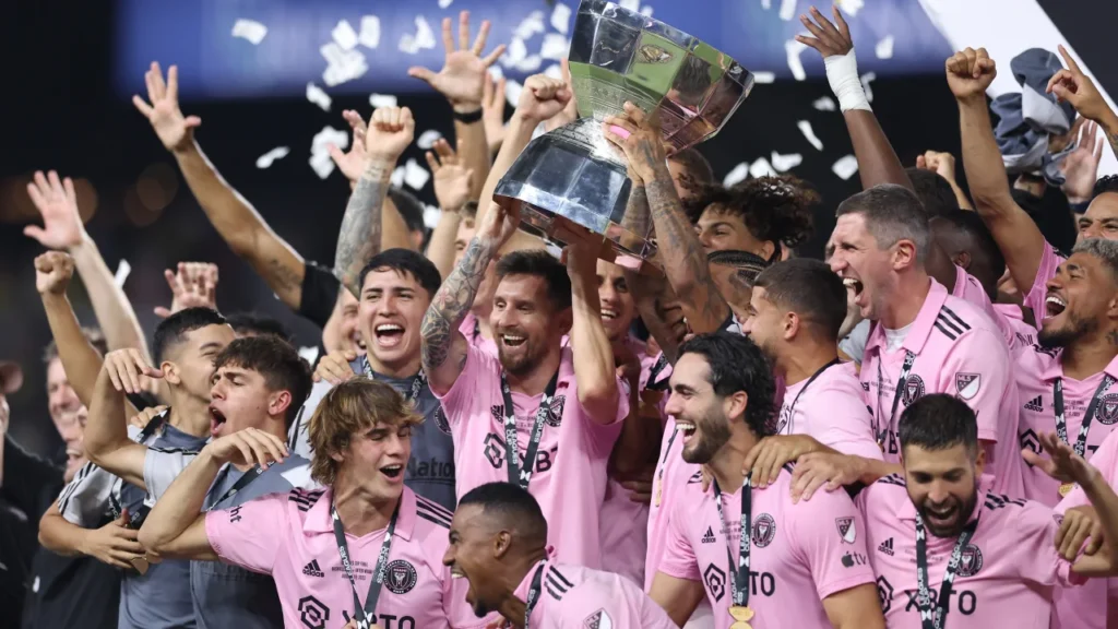 Lionel Messi and Inter Miami capture first trophy in club history