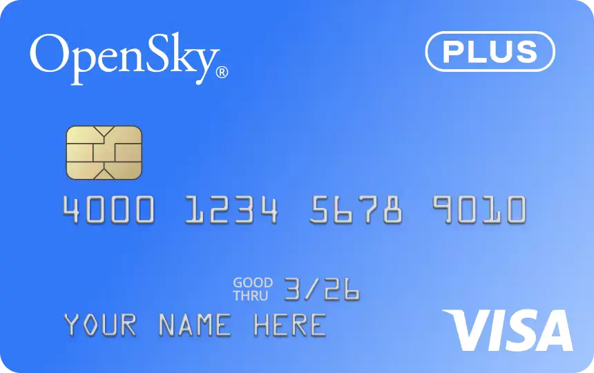 OpenSky Plus Secured Visa Credit Card Balance Transfer  Visa Card