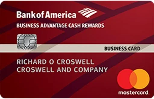 Bank of America Business Advantage Cash Rewards Business balance Transfer Credit card