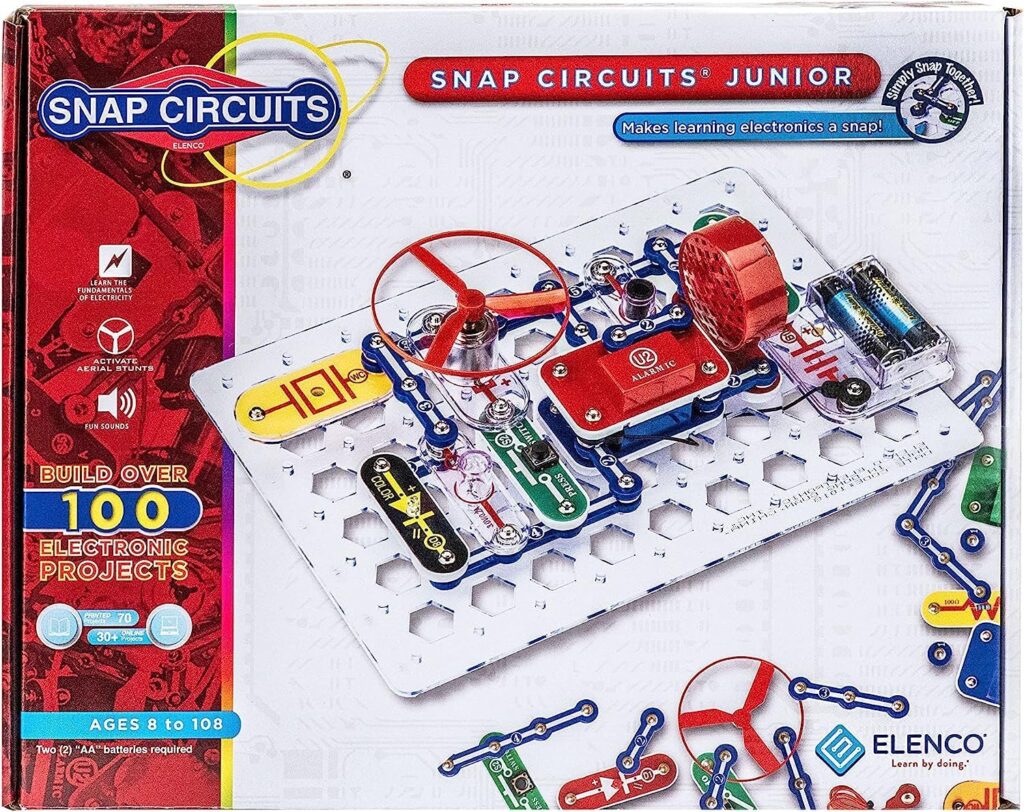 Snap Circuits Jr. electronic toys help a child's development